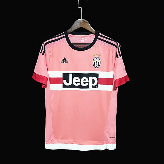 MAILLOT RETRO JUVENTUS ROSE 2015/2016